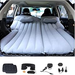 Icelus Auto Matratze SUV Luftmatratze with Luftpumpe 195 * 130 * 15 cm Aufblasbare Camping Kombi Luftbett für Auto Rücksitz Dickere Kofferraum Matratze Bett für Camping Outdoor Traveling