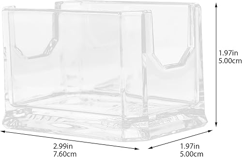 Miniatura 2 de UPKOCH Organizador de bolsas de té de plástico, caja de almacenamiento para gabinetes de cocina, encimeras de acrílico transparente, organizador de