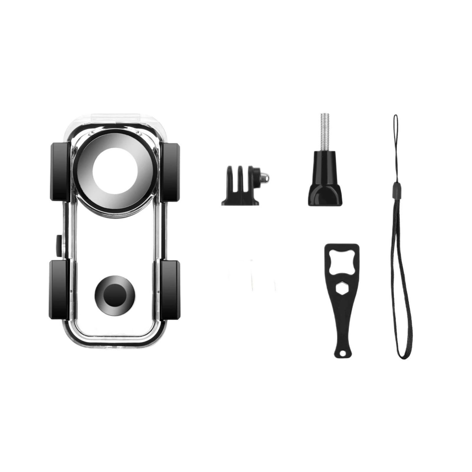 Custodia protettiva for fotocamera subacquea con custodia subacquea da 30 M | La copertura protettiva impermeabile si adatta alle fotocamere sportive, ideale for le immersioni