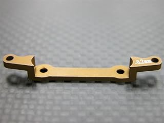 Kyosho Mini-Z AWD Upgrade Parts Aluminum Rear Knuckle Arm Holder (Toe Out -0.2mm) - 1Pc Golden Black