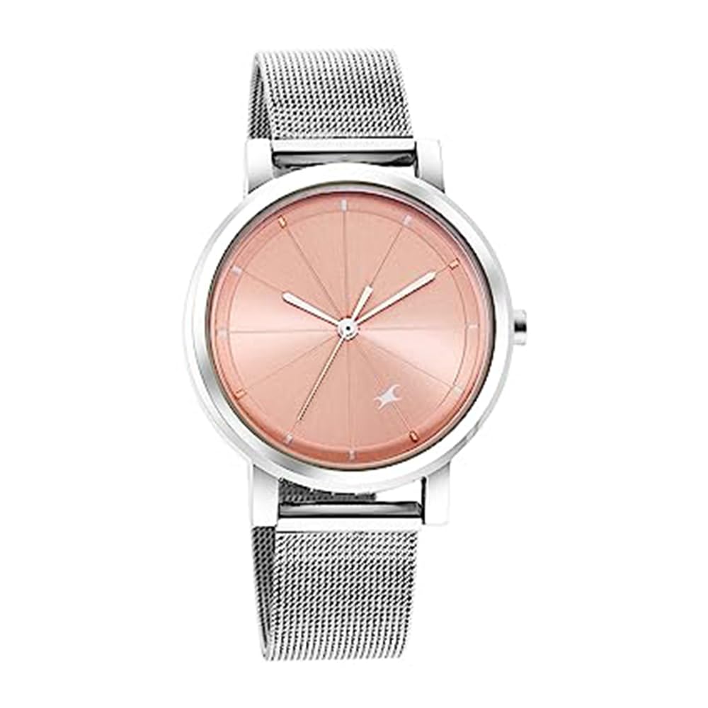 Fastrack Analog Pink Dial Womens Metal Watch-68028SM01 (B09FJKMTRX) Amazon Price History, Amazon Price Tracker