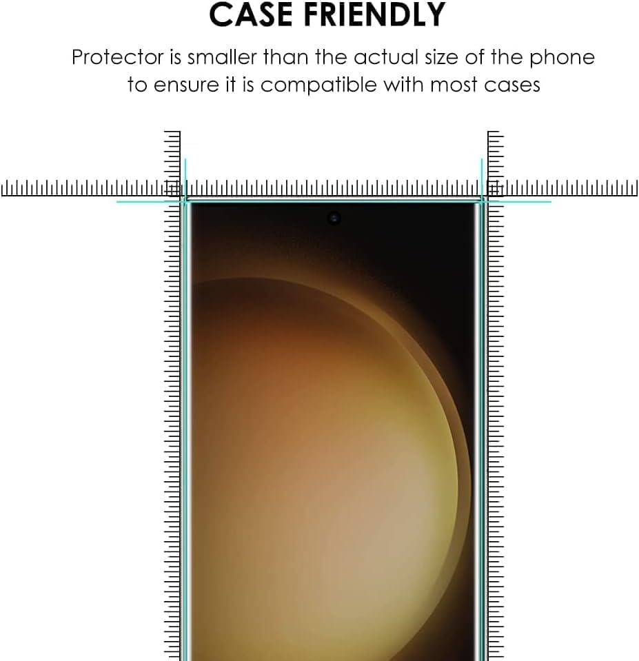 Image of SHILD Privacy Tempered Glass Screen Protector Compatible with ---- (6.82 Inch) | Curved UV Anti-Spy Screen Guard | 9H Hardness | HD Clear | Fingerprint Sensor Support | Full Coverage | Easy Installation | Pack of 1 (Samsung Galaxy S23 Ultra)