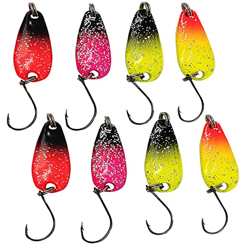 Lot De 18 Petits Leurres De Pêche – Cuillères Montées – Matériel Pêche Occasion