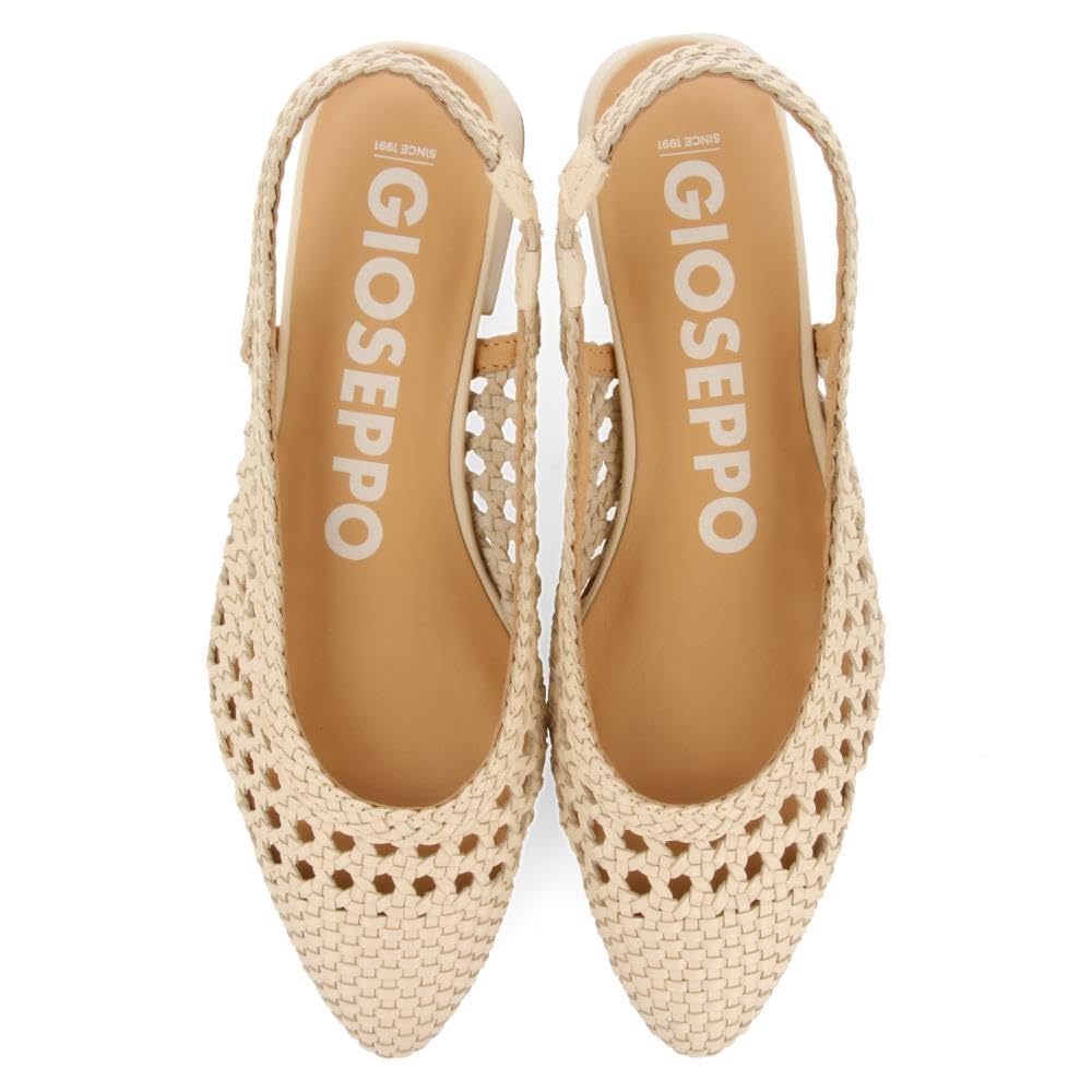 GIOSEPPO Bailarinas Trenzadas DE Piel EN Color Negro para Mujer PISKOVE