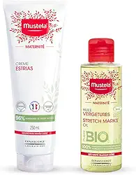 Mustela Combo Maternité Antiestrias Gestante - Creme Estrias 250ml + Óleo estrias 105ml