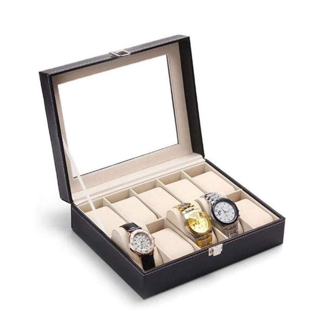 ShandongmtWatch Accessories Jewelry Box Organizer, Necklace Organizer Box, Ring Storage with Diamond Jewelry Display Case for Bracelets Shandongmt