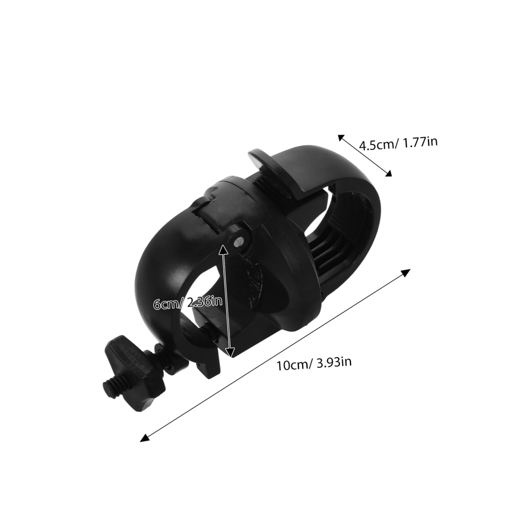 VINTORKY 2Pcs Bicycle Headlight Mount Bracket Flashlight Holder for Handlebar Easy to Install Light Mount Compatibility for Night Riding Suitable for All Bike