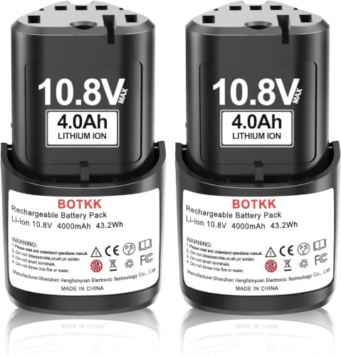 BOTKK Upgraded 4000mAh 10.8V Replacement Battery for Stihl Grass Shears