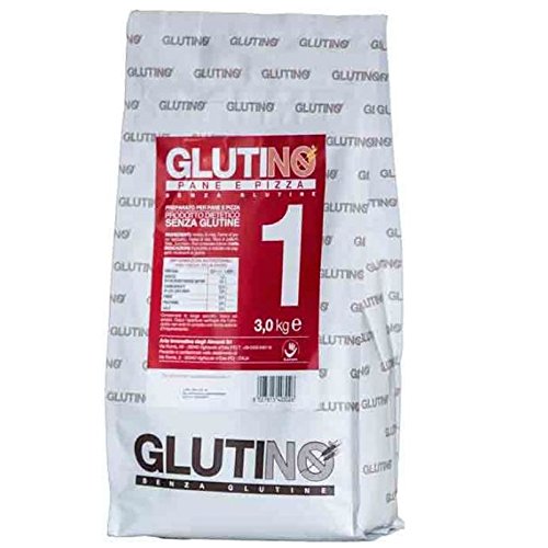 Gluten Free Flour Glutinò Kg. 3 - Bread and Pizza - Offer 3 pieces