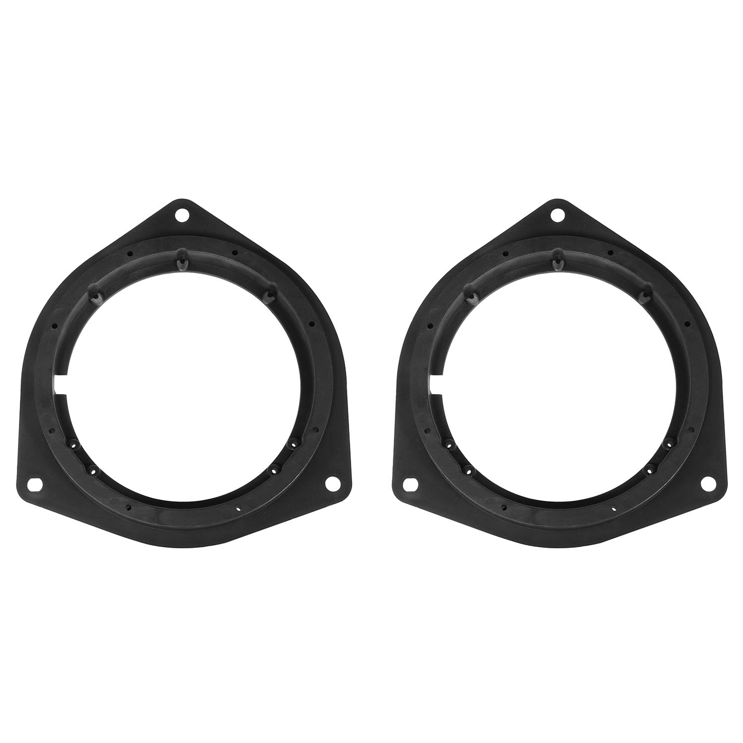 Zangc 6.5Inch Speaker Plastic Washer Holder Car Speaker Spacer Black Mounting Spacer Adapter 2PCS