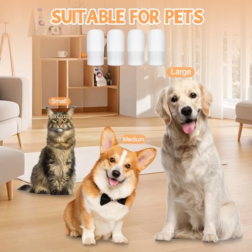 40 Stück Hundezahnbürste,Hundezahnbürste Fingerling Wiederverwendbar, Pet Finger Zahnbürste,zahnpflege hund,Zahnsteinentferner Hund,für Hunde Katzen Zahnreinigung Anti-Plaque Haustierzahnbürste
