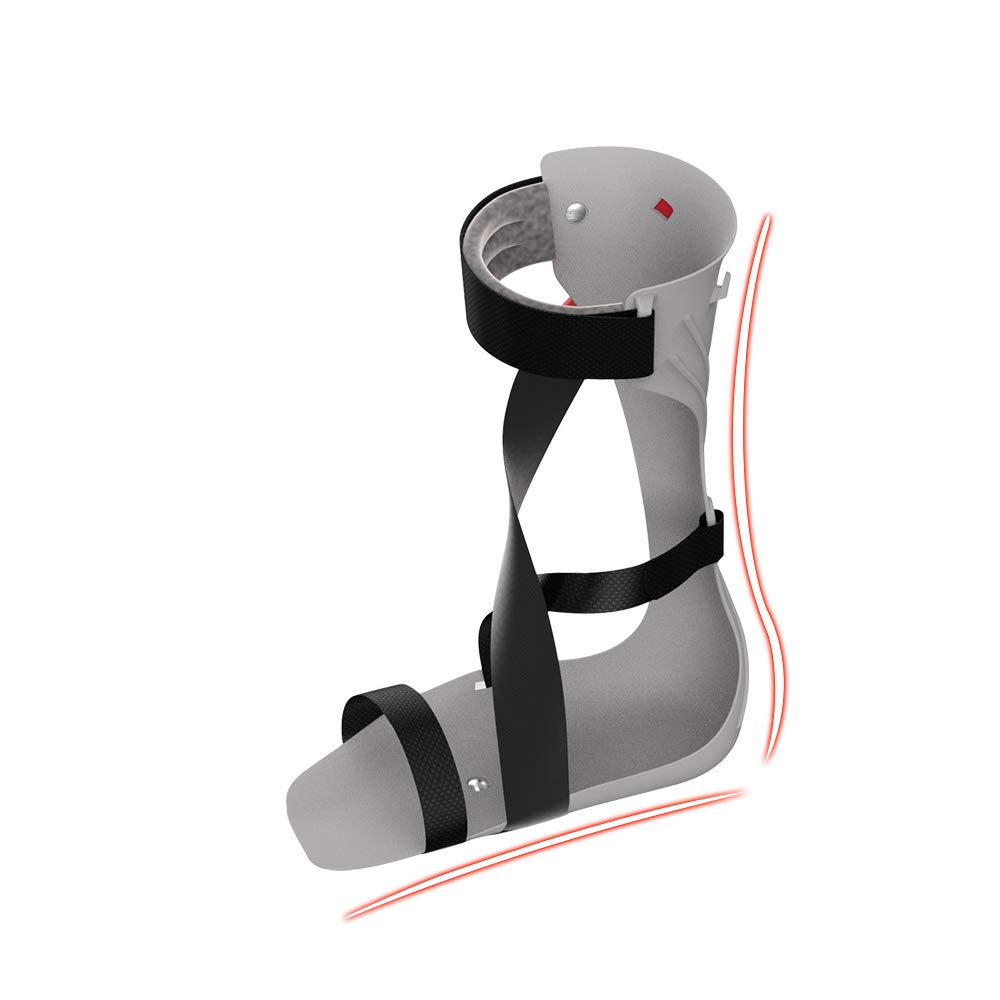Férula Nocturna AFO Foot para el Tratamiento de la Fascitis Plantar Tendinitis de Aquiles y caída del pie - Órtesis Ajustable de Tobillo y pie,Right,XL