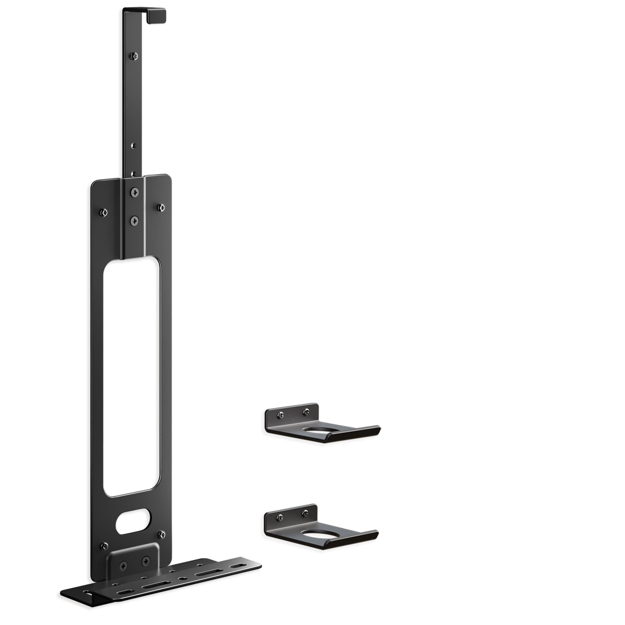 songsoso Console Holder Wall Mount for PS5: Black Gaming Stand for PlayStation 5 and 2 Controller Stand Kits