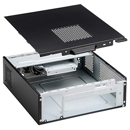 Gabinete k-mex mini itx gi-9d89 b. piano c/fonte pd-200 200w c/cabo c/usb+hd audio