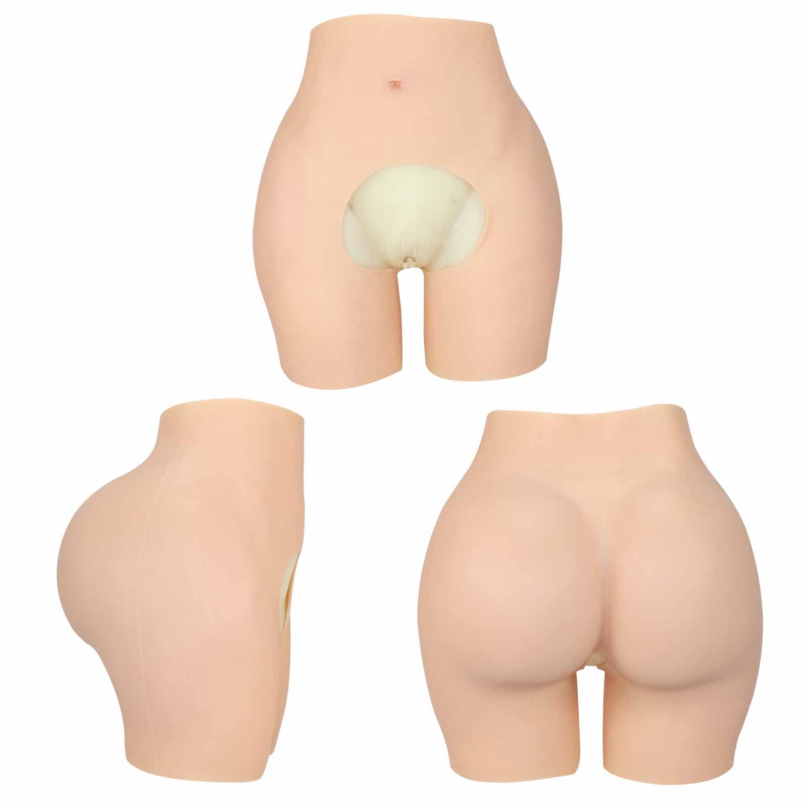 Silikonowe spodnie, sztuczne pośladki, ulepszona bielizna, wyściełane majtki push-up, modelujące pośladki, szorty do cosplay