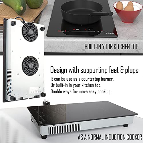 IsEasy Electric Induction Hob with Plugin, Builtin & Portable Cooktop