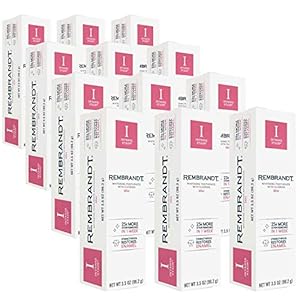 Rembrandt Intense Stain Whitening Toothpaste, Mint Flavor, 3.5-Ounce (2 Pack)