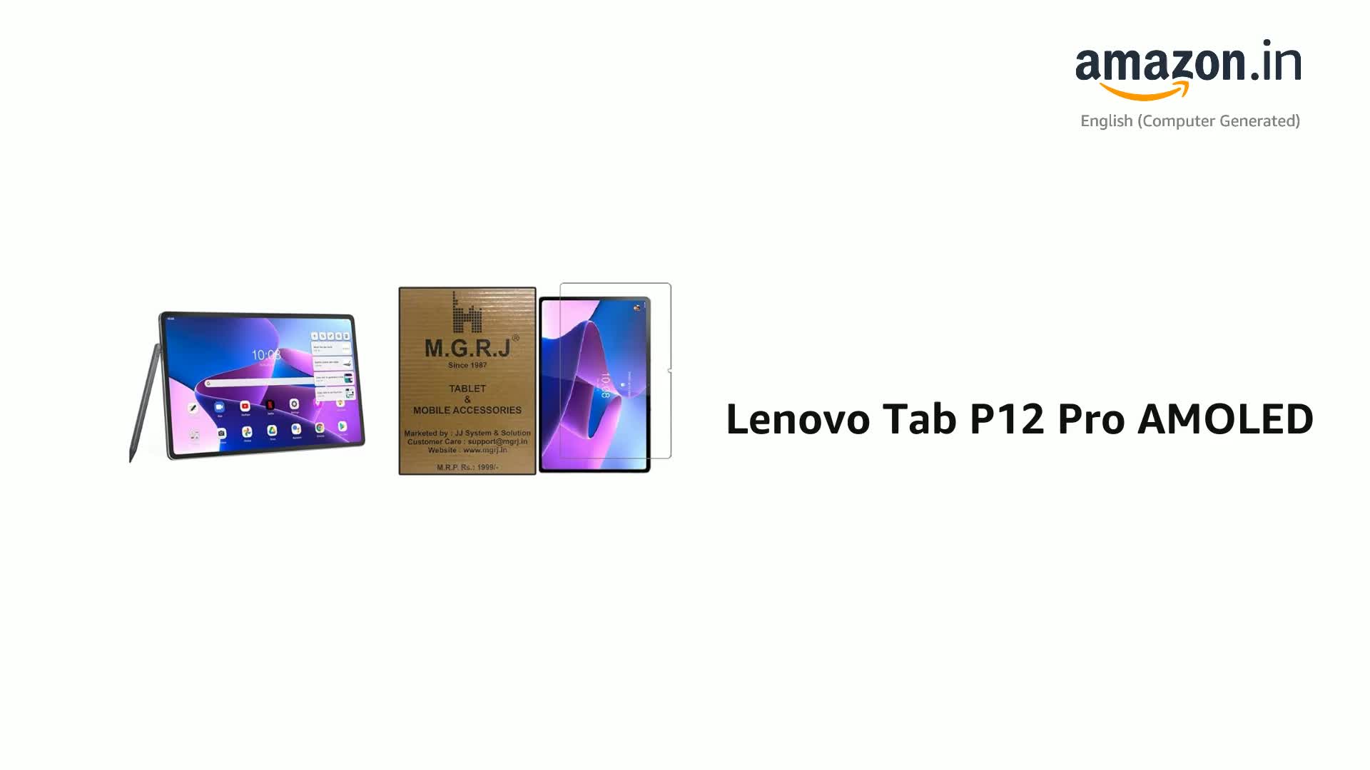 Lenovo Tab P12 Pro AMOLED (12.6 inch (32 cm), 8 GB, 256 GB, Wi-fi