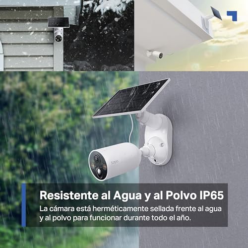 Tapo C425 Kit-Cámara de Seguridad Solar, Base magnética Ajustable, visión Nocturna en Color, Memoria MicroSD, batería de 10000 mAh, Campo de visión súper Gran Angular de 150°, Compatible con Alexa - imagen 7