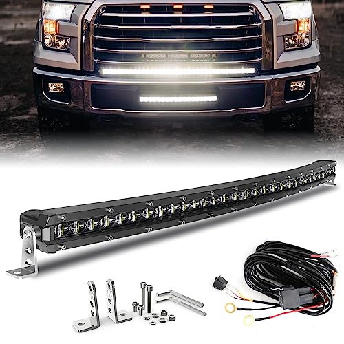BraveWAY 32 Inch Curved Single Row Bar
