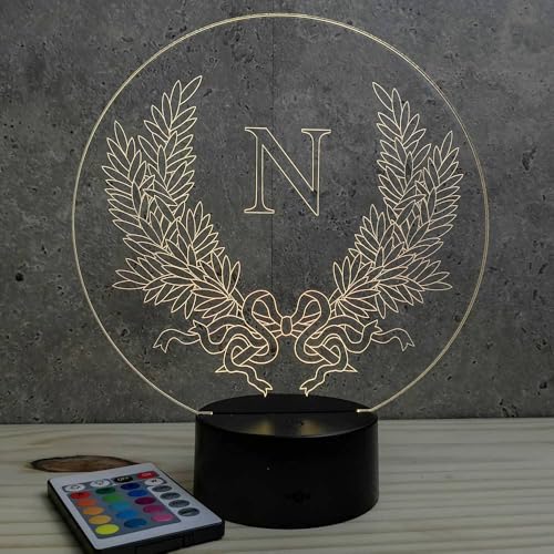 Lampe illusion 3D Napoléon LED 16 couleurs avec télécommande - 8