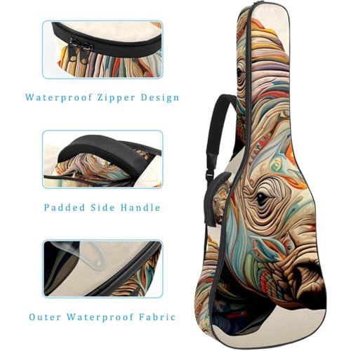 Sac de transport pour guitare acoustique idéal pour vos trajets et concerts - 4