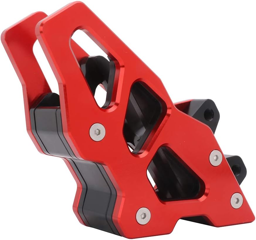 Motorcycle Chain Guard Guide Sprocket Protection CNC Aluminum Compatible to CRF150F 2003-2009 2012-2017 CRF230F 2003-2009 2012-2017 2019 CRF250F 2019-2020 Red