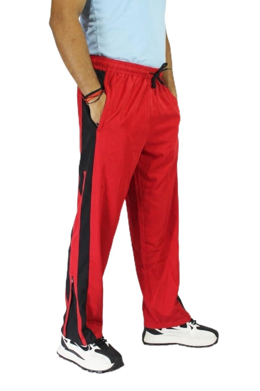 Men’s Stylish Track Pants | Relaxed Fit Streetwear Lower | Ankle Zip | Travel, Casual Comfortable Cotton Blend Joggers-picture-31