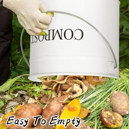 Bac à compost de table pour plan de travail cuisine et tri des biodéchets - 3