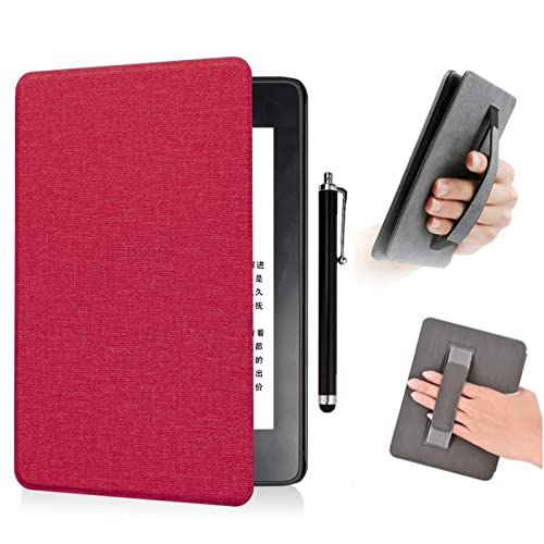 Custodia in Tessuto per Kindle 11a Generazione Modello C2V2L3. con Cinturino da Polso con Auto Wake-Sleep. Non Adatto per Paperwhite di 11a