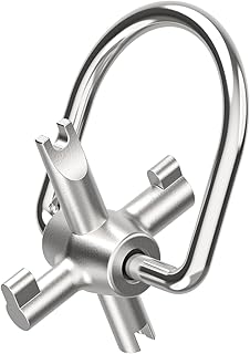 HVAC Locking Caps Key for 410A and R22 Refrigerant Safety Caps, for Installation and Removal of Locking Caps Used, Tamper Resistant Key Tool