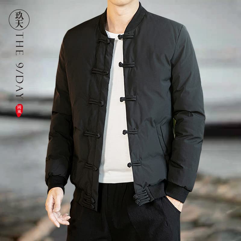 Chinese Traditional Clothing Men's Thickened Cotton Baseball Suit Pilot Jacket for Winter Thick Casual Retro Jacket4
