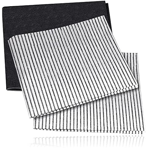 SPARES2GO Universal Cooker Hood Grease & Odour Filter Kit for Kitchen Extractor Fan Vent (2 Grease + 1 Odour Filter) Cover