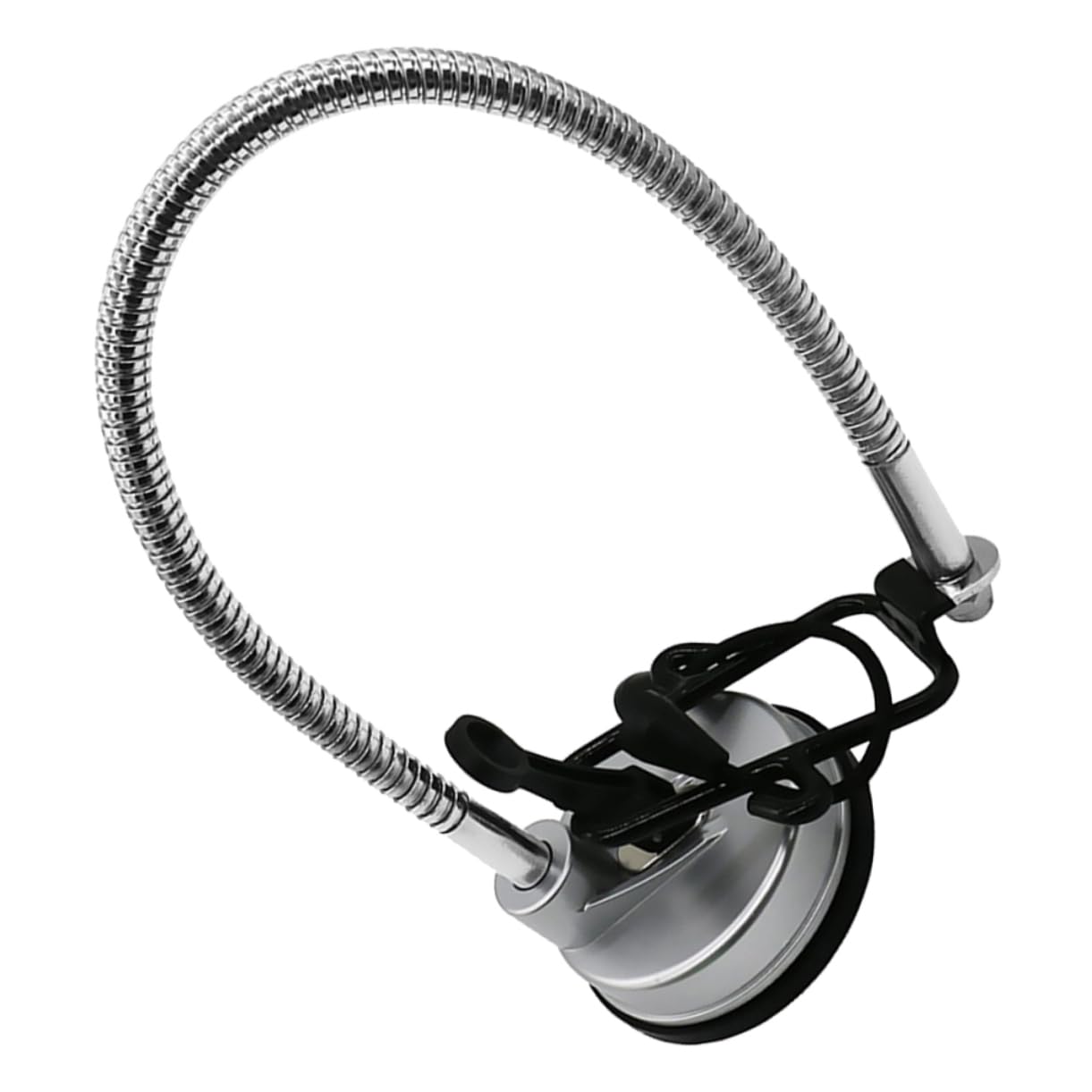 AUTSUPPL Djustable Hair Dryer Stand Suction Cup Holder for Bathroom Hands- Easy Install Alloy Rubber Constructi