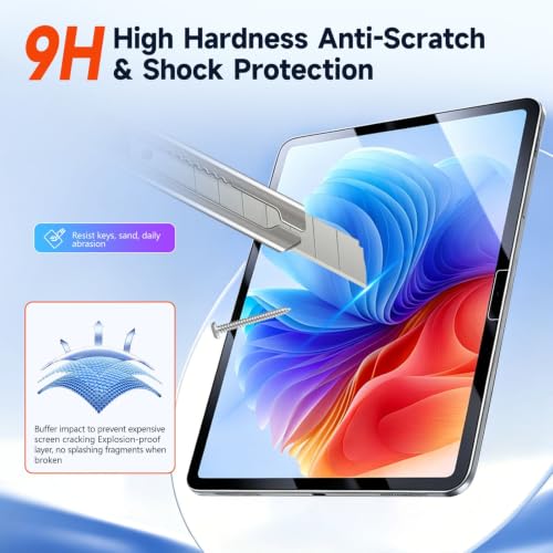 Image of Screen Protector for iPad Pro 13 Inch 2025 /2024 [8 /7th Gen,M5 /M4], iPad Air 13 Inch 2026 /2025 /2024 [8 /7 /6th Gen,M4 /M3 /M2], Tempered Glass Compatible Case Friendly 2-Pack