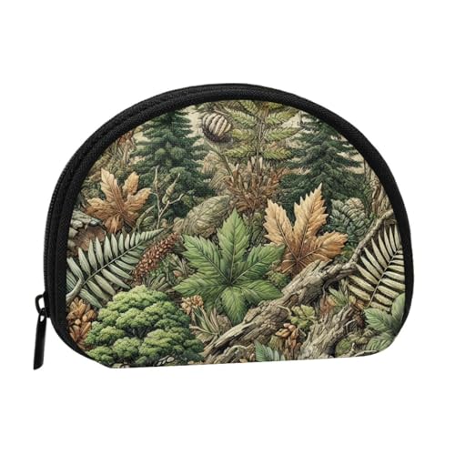 Portable Coin Purse Camo-Hunting-Tree Mini Zippered Money Pouch Card Holder