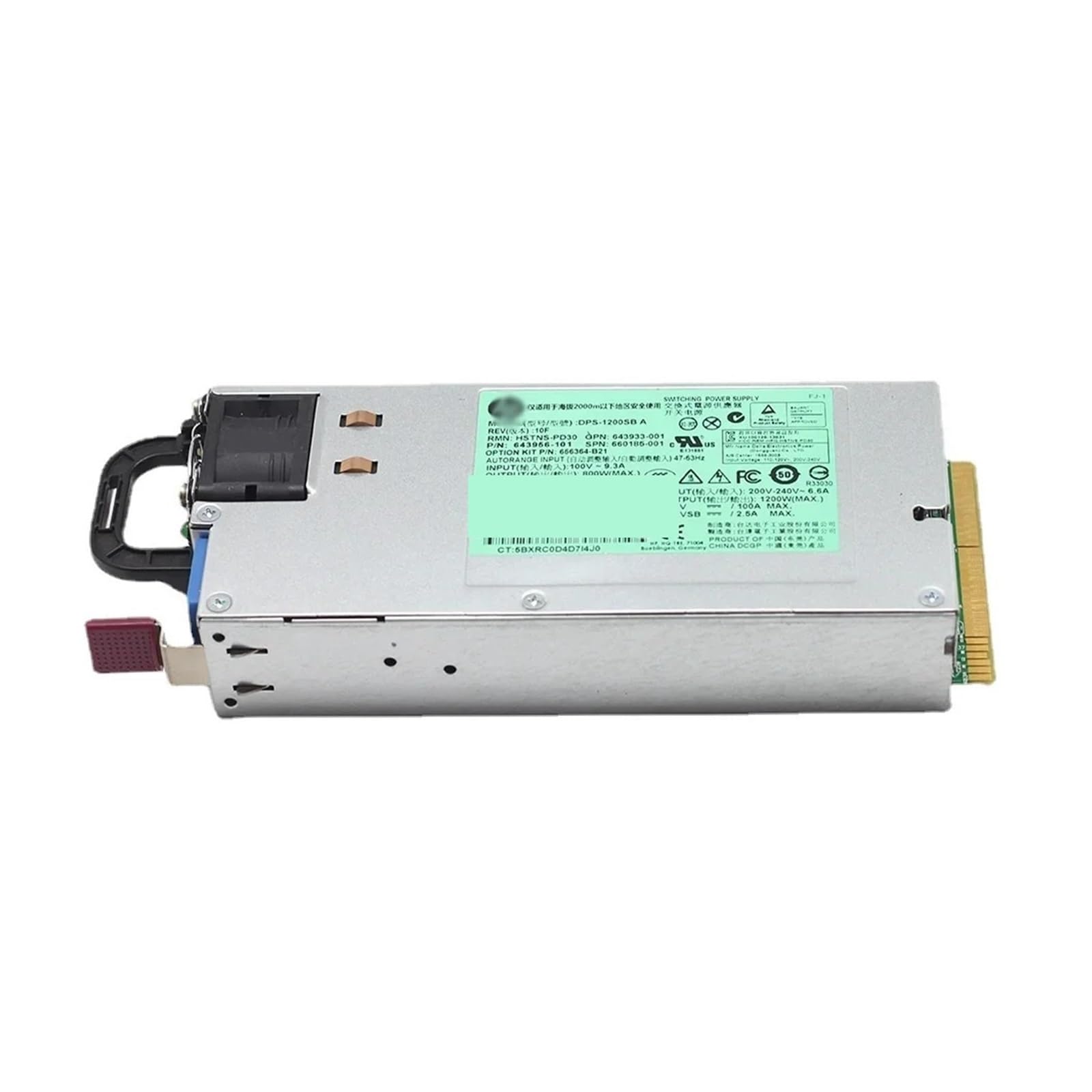 BFSYDLUJ 1200W DL380 G8 Gen8/DL580 G8 G9 Gen9 DL580G8 Server Power Supply DPS-1200SB HSTNS-PD30 643933-001