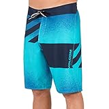 Volcom Men's Standard Lido Block Mod 21" Boardshort, Aqua, 36