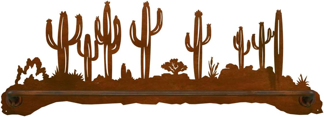 BLACK FOREST DECOR Desert Towel Bar - 27 Inch, Steel, Bathroom Hardware, 30" W x 4" D x 11" H