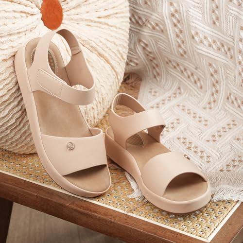 Image of ORTOREX Women Massage Sandals Comfortable Walking Sandals with Adjustable Straps