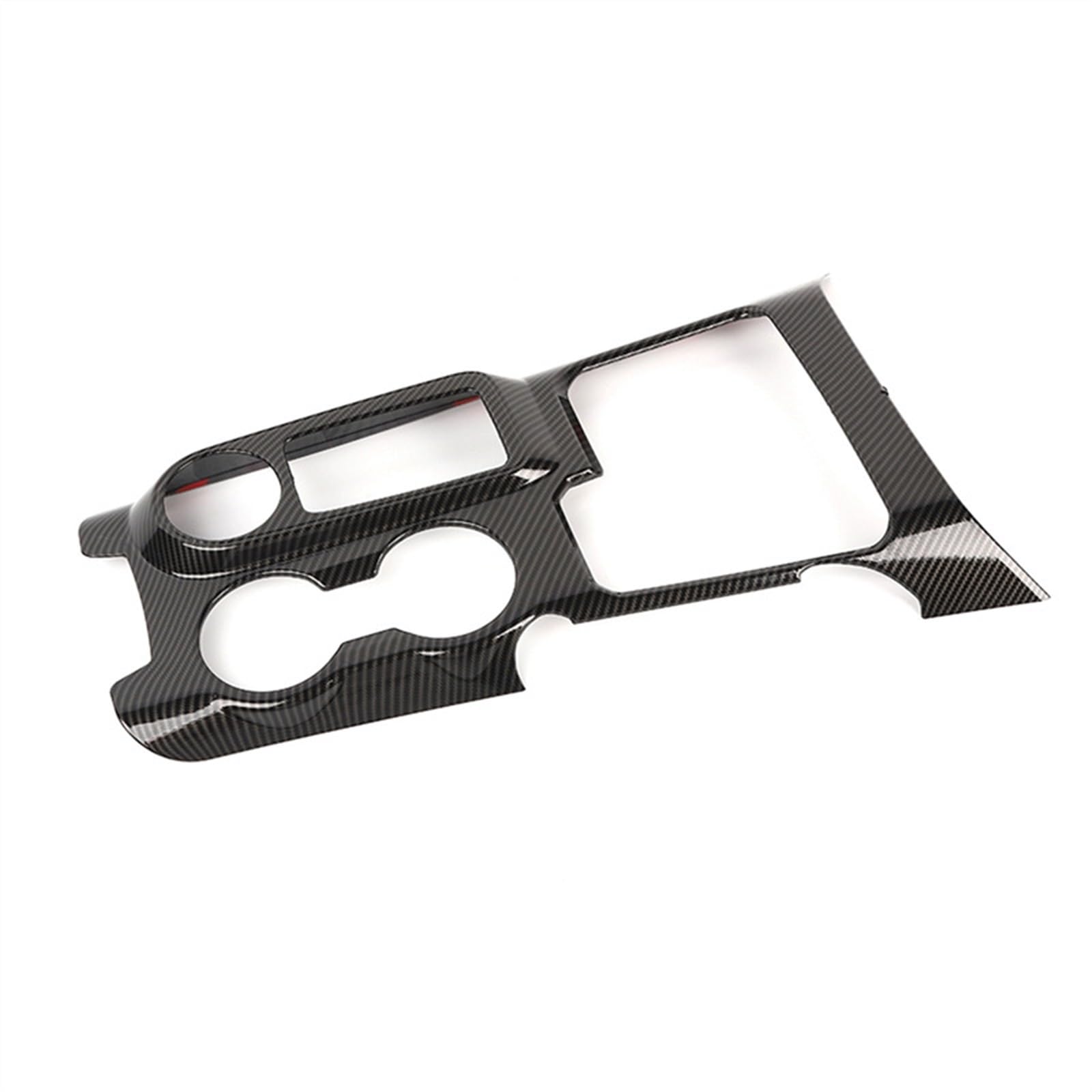 car Interior Carbon Fiber Panels Center Console Gear Shift Panel Cover Trim Frame Decor, for Ford, for Bronco 2021 2022 Accessories ABS Carbon Fiber Strip Cover