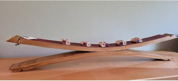 Soporte para Botellas de Madera con Reposacorchos, Capacidad 6 Botellas miniatura 2