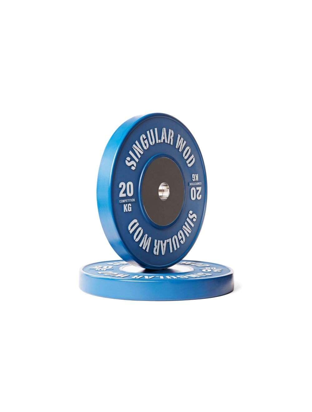 DISCOS OLÍMPICOS PARA MUSCULACIÓN. DISCOS PESAS SINGULAR WOD (10KG, 15KG, 20KG Y 25KG). DISCOS DE LEVANTAMIENTO PARA BARRAS OLIMPICAS. CROSSFIT E HIROX SINGULARWOD