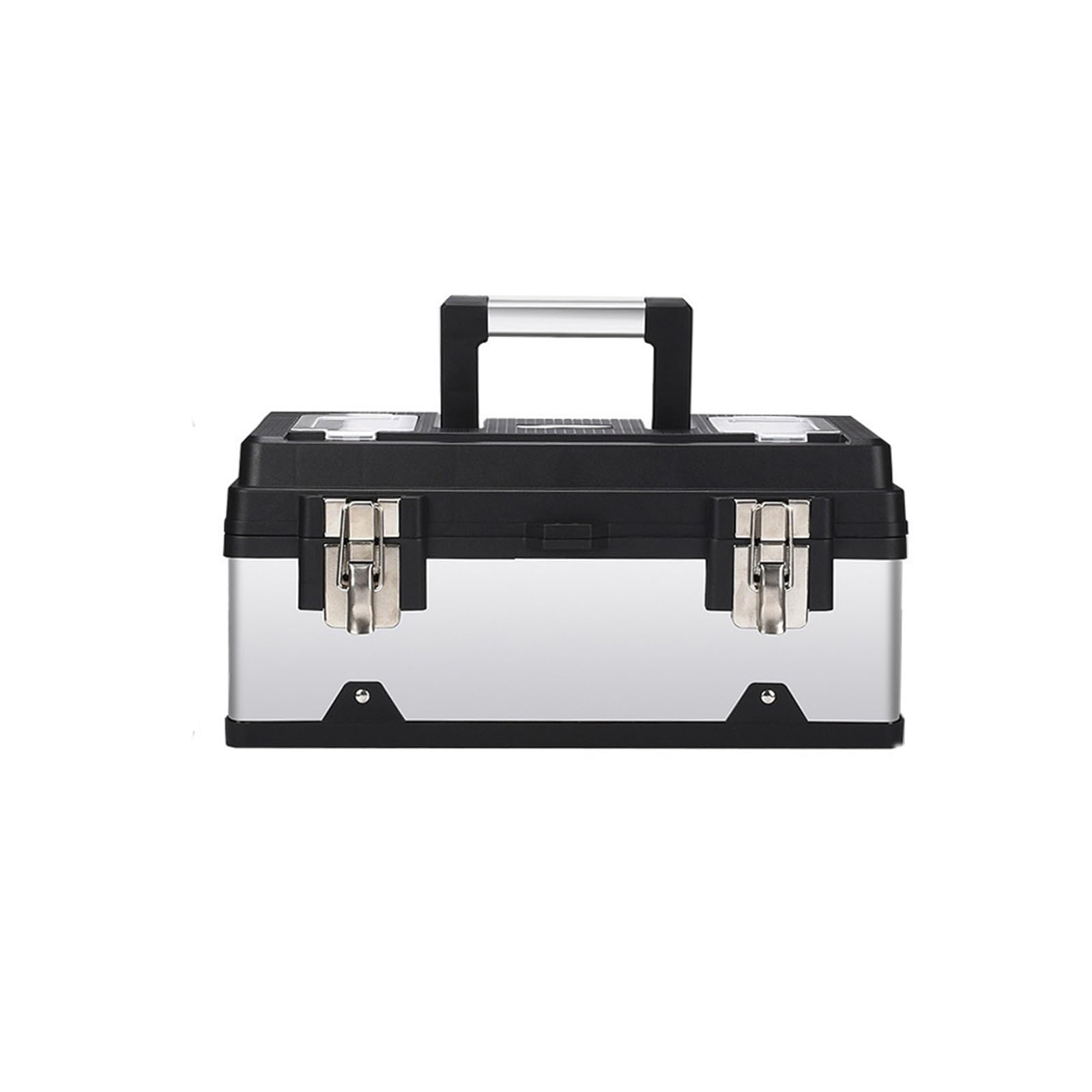 Fzl02068lm One Color Tool Case Stainless Steel Toolbox Multifunctional Household Portable Hardware Repair Kit Storage Lock Box Storage Solution(20Inch)