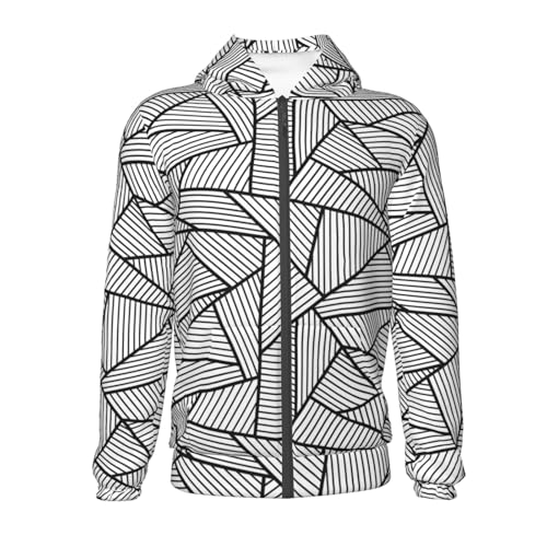Abstract Painting Kids Pullover Hoodies Boys Zip Up Sweatshirts Girls Athletic Clothes with Pocket2