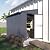 Yardenaler 4x6 FT Metal Outdoor Lean to Storage Shed, Garden Tool Shed Kit with Door & Lock, Waterproof Patio Utility Tool Shed for Backyard and Garden, Gray