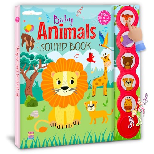 Image of Baby Animal Sound Book for Kids and Toddlers | Interactive Learning with Realistic Animal Sounds | Fun and Educational Storytime Book