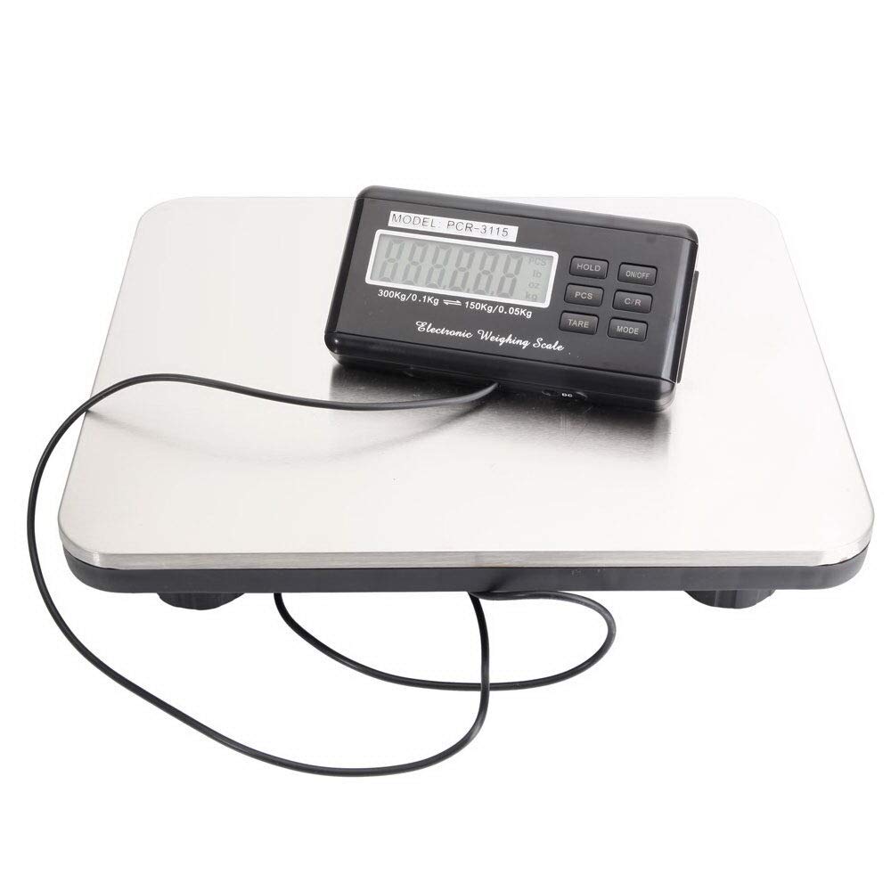 Buy Electronic LCD Scales Commercial Digital Floor Bench Weight 660lbs