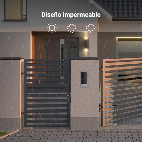 EZVIZ Videoportero WiFi Sistema de Intercomunicación 1080P, 7'' Monitor Táctil a Color,Timbre Video Mirilla 2 Hilos,Desbloqueo en Remoto,Audio Bidireccional,Doble Banda (2,4/5GHz), Diseño Delgado, CP5 - imagen 9