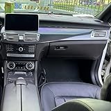 Carbon Fiber for Mercedes Benz CLS W218 2012-2017 Car Film Interior Stickers Center Console Gear Dashboard Air Door Handle